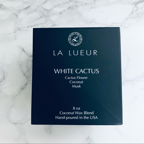 La Lueur White Cactus Candle - Picture 2 of 2